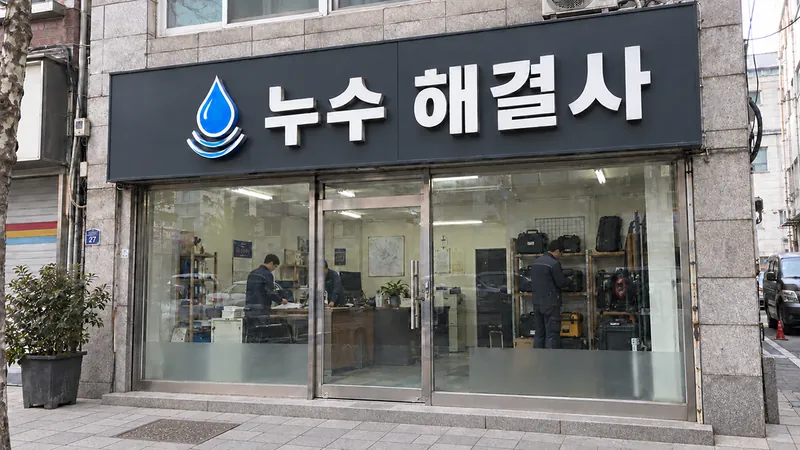 누수 해결사 매장 외관